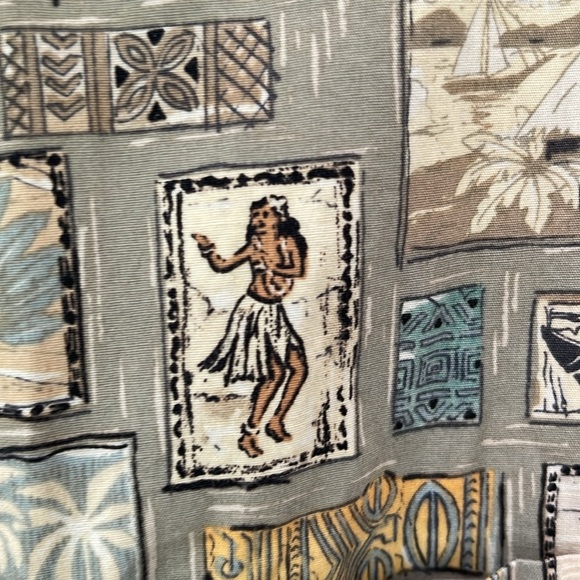 Cooke Street Honolulu Hawaiian Aloha button down shirt size Large - Picture 2 of 11